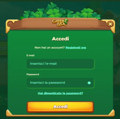 GreenLuck Casino login